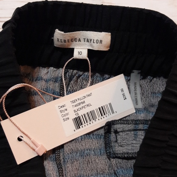 Never wore! Rebecca Taylor Tiger Pull On Joggers Sz 10 NWT - Picture 4 of 5